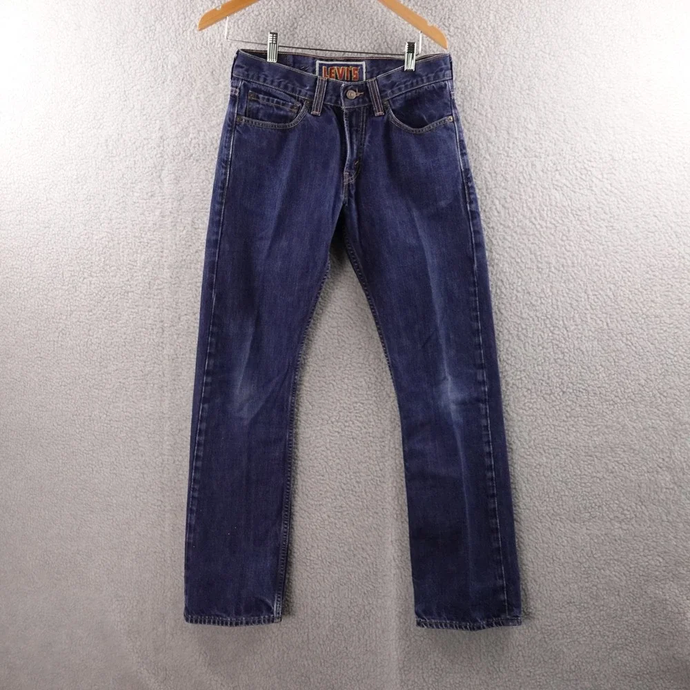 Levis 537 Slim Bootcut‎ Jeans Mens 32x32 Dark Wash Denim Y2K